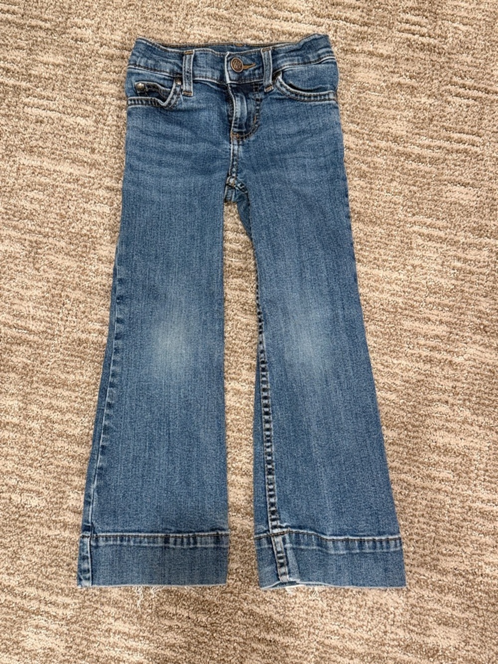 Wrangler Kids Dark Blue Bootcut Jeans